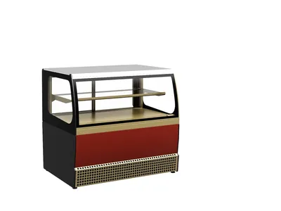 Витрины кондитерские ВИТРИНА ХОЛОДИЛЬНАЯ VENETO VSK-0,95, КРАШЕННАЯ (КАССОВАЯ)