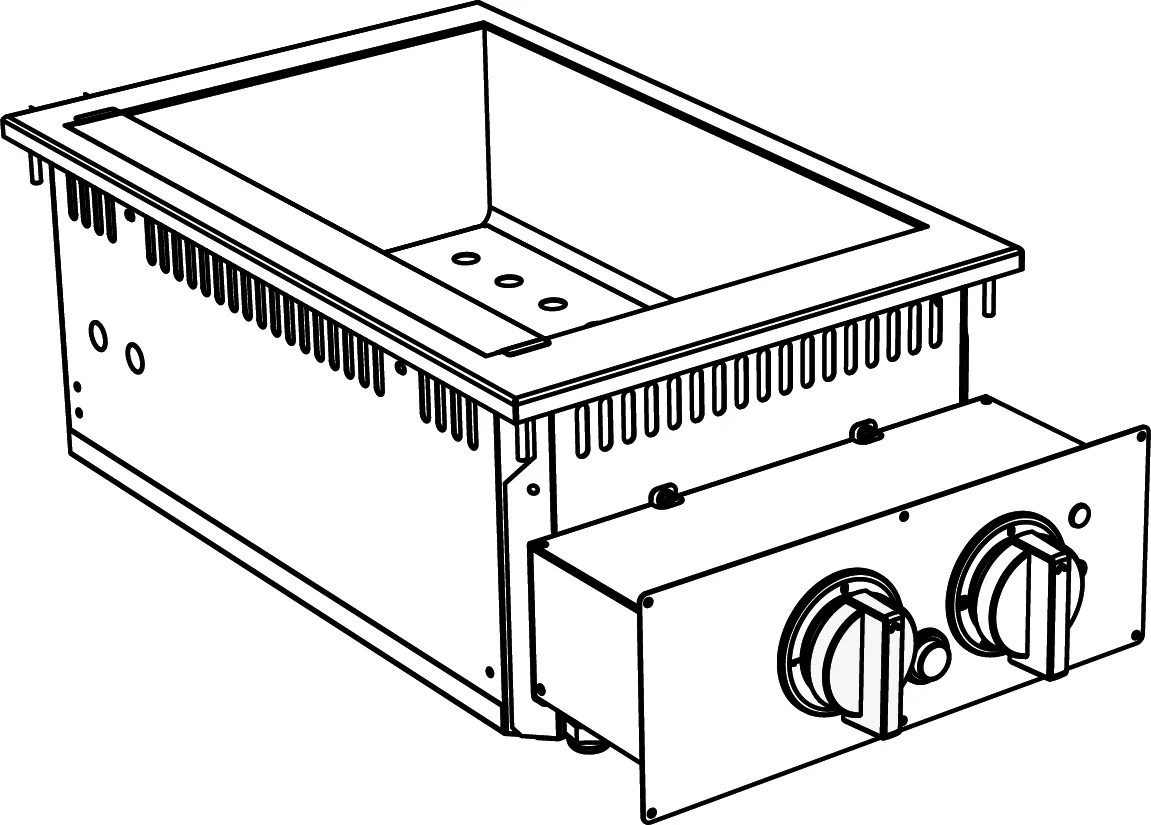 Мармит встраиваемый 700 серии APACH CHEF LINE SLDI7BME4