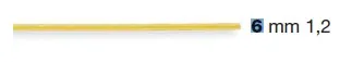 Форма LA MONFERRINA для DOLLY / P.NUOVA SPAGHETTI 1,2 MM 6 бронза