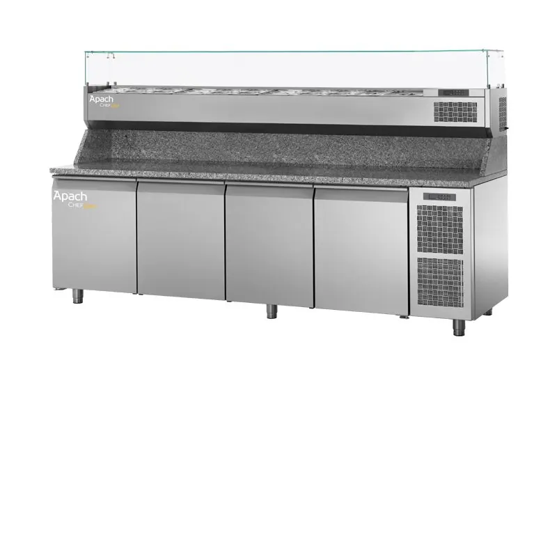 Столы для пиццы и салатов СТОЛ ХОЛОДИЛЬНЫЙ ДЛЯ ПИЦЦЫ APACH CHEF LINE LTPZ1111TUD32