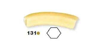 Рабочие органы и насадки Форма LA MONFERRINA для P6/P12 TUBI ESAGONALI LISCI 11 MM 131 бронза