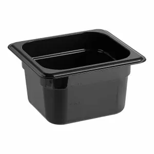 Гастроёмкости и крышки Гастроемкость GN1/6х100 поликарбонат черный Cambro 64CW-110