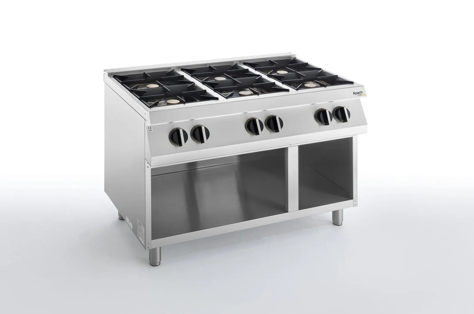 Плита газовая 6 конфорочн. 700 серии APACH CHEF LINE SLRRG127OS