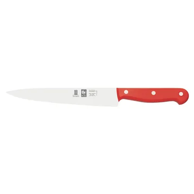 Кухонные ножи и заточка Нож для мяса 170/300 мм. красный TECHNIC ICEL