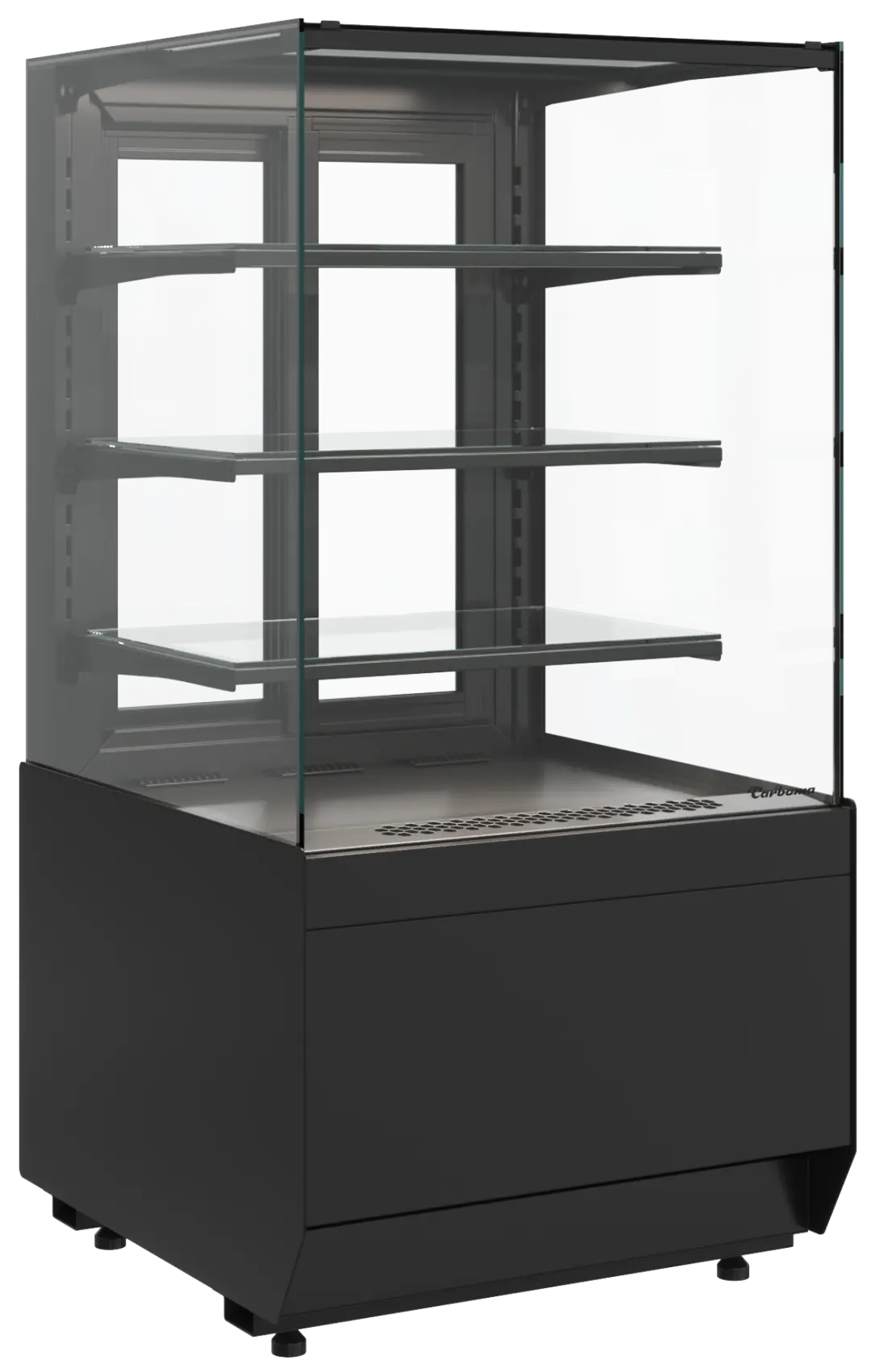 Витрина кондитерская Carboma KC70 VM 0,9-1 LIGHT, версия 2.0, 9005, холодильная