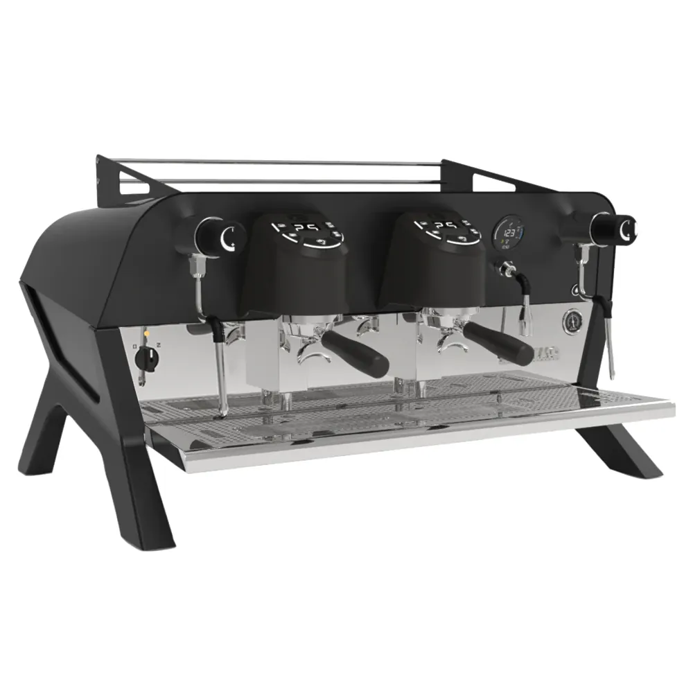 Кофемашины Кофемашина Sanremo F18 SB 2 высокие гр. чёрная матовая