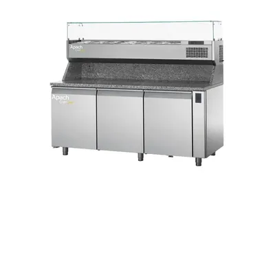 Столы для пиццы и салатов СТОЛ ХОЛОДИЛЬНЫЙ ДЛЯ ПИЦЦЫ APACH CHEF LINE LTPZ111TURD38