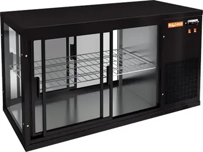 Витрины кондитерские ВИТРИНА HICOLD VRL T 1300 R BLACK