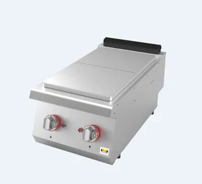 Плиты профессиональные Плита Vortmax SEC 74, электрическая, 2 зоны, стальная поверхность
