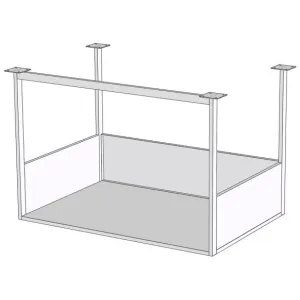 Полка для крепления над сендвичной станцией RoboLabs KF073-01-1100A