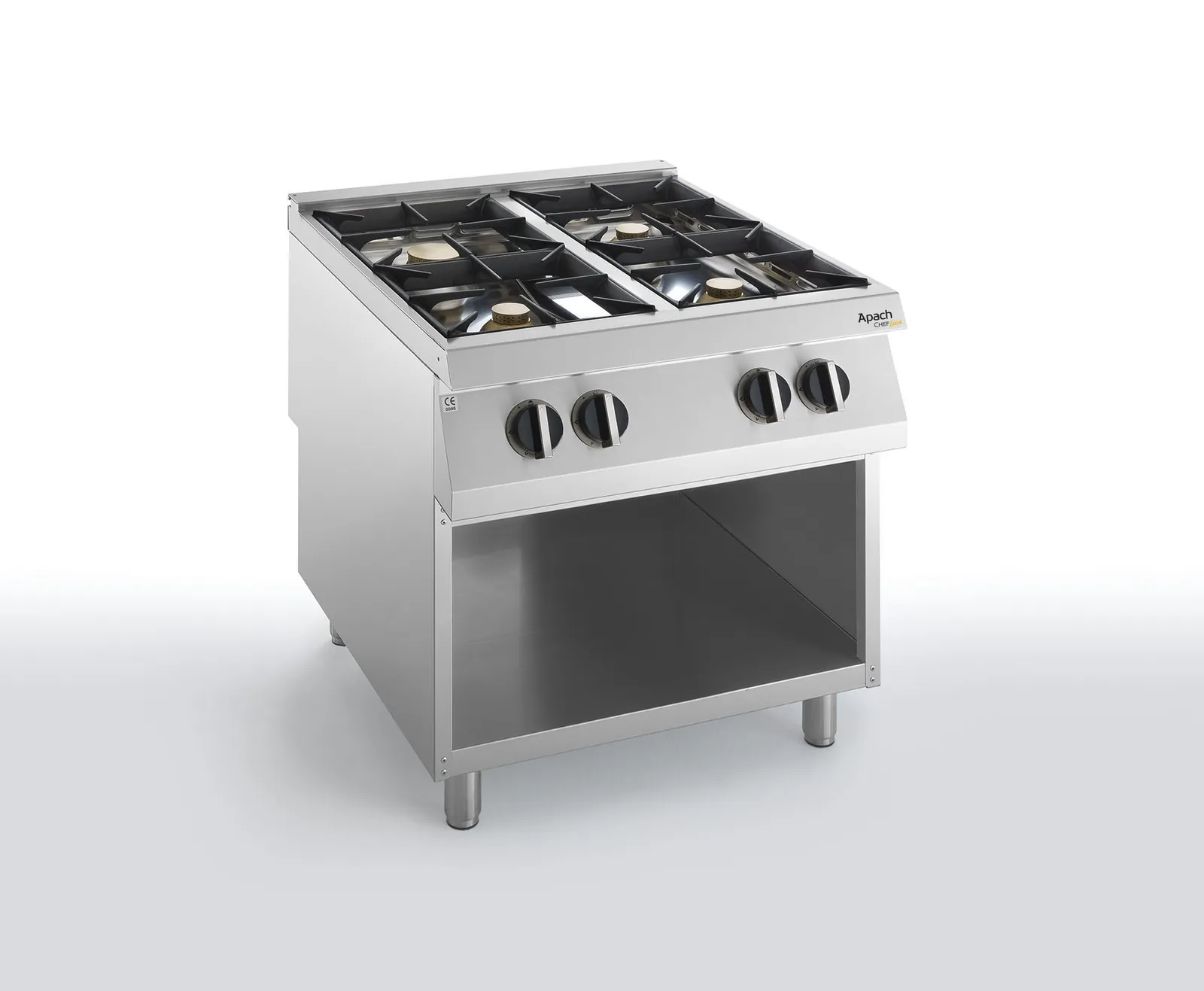 Плита газовая 4 конфорочн. 900 серии APACH CHEF LINE SLRRG89OS