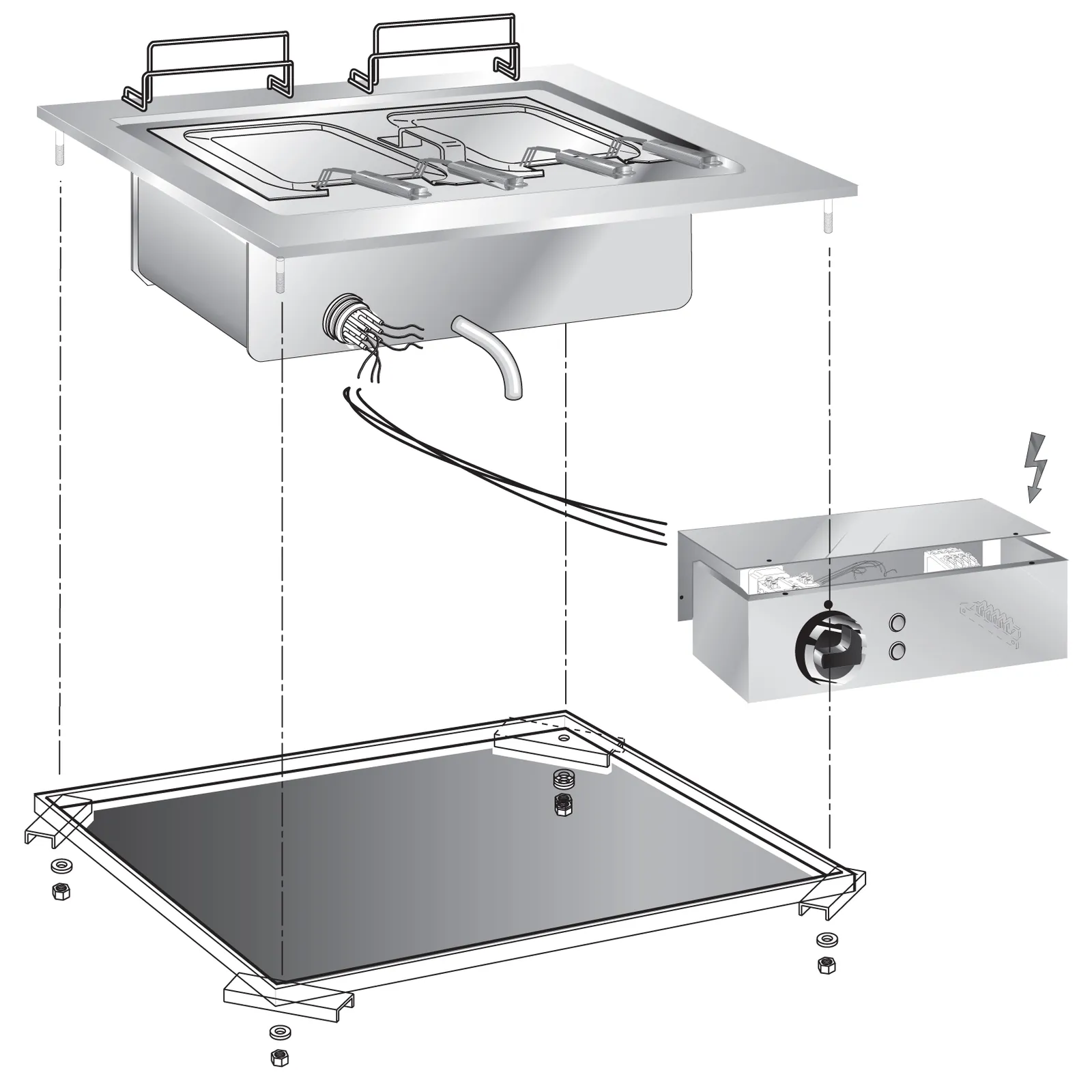 Макароноварки МАКАРОНОВАРКА ВСТРАИВАЕМАЯ 600 СЕРИИ APACH CHEF LINE SLDI6PCE6
