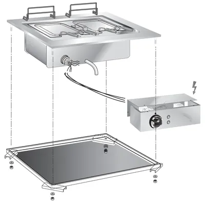 Макароноварки МАКАРОНОВАРКА ВСТРАИВАЕМАЯ 600 СЕРИИ APACH CHEF LINE SLDI6PCE6