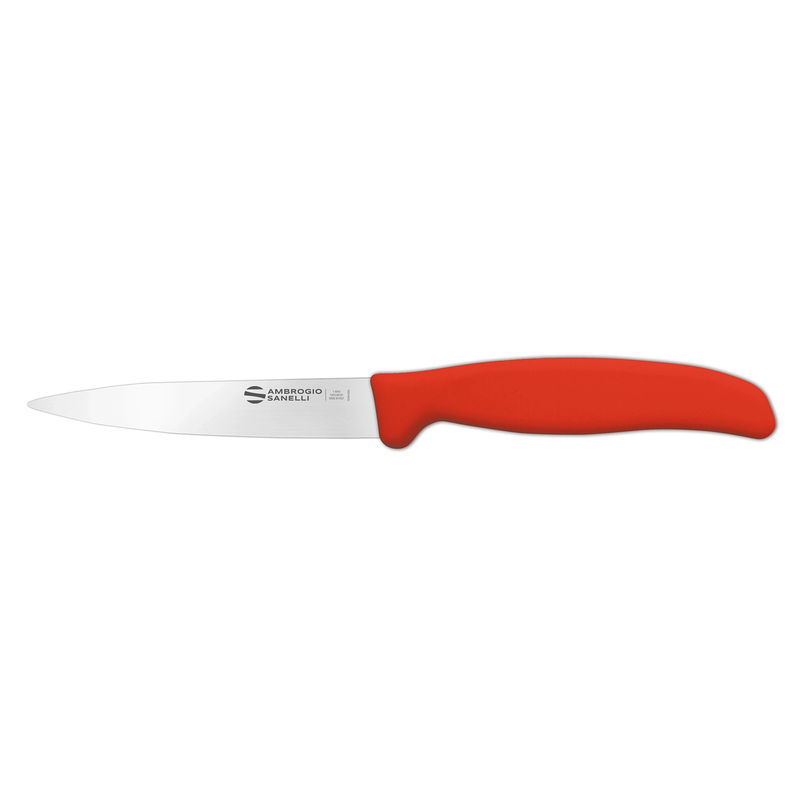 Нож Sanelli Ambrogio серии Supra Colore, ST82011R, для овощей 110 мм, красный