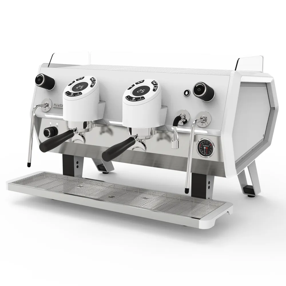 Кофемашины Кофемашина Sanremo D8 2 высокие гр, Подсветка групп+Cold Touch, Total White, белая