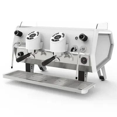 Кофемашины Кофемашина Sanremo D8 2 высокие гр, Подсветка групп+Cold Touch, Total White, белая