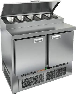 Столы для пиццы и салатов СТОЛ ДЛЯ ПИЦЦЫ HICOLD PZE1-11/GN (1/3H) (R290)