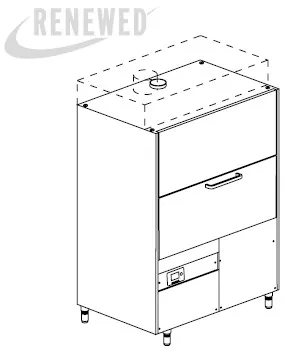 Машина котломоечная Dihr LP3 STR PLUS ELETTRONICA+PS+DDE