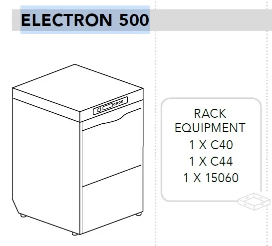Машина посудомоечная Dihr ELECTRON 500 МОРСК.ВЕР.380В/3Ф/50ГЦ без нейтр.+спец.ножки