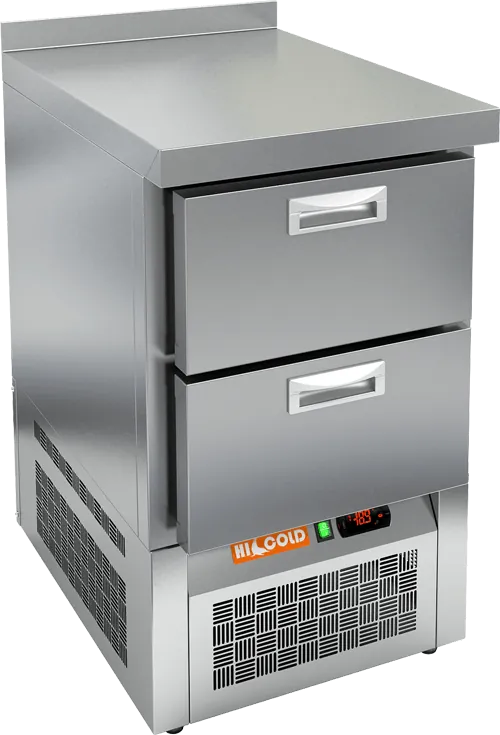 Столы холодильные СТОЛ С МОРОЗИЛЬНЫМ ШКАФОМ HICOLD SNE 2/BT (R290)