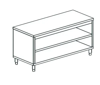 Столы производственные СТОЛ ПРОИЗВОДСТВЕННЫЙ ЗАКРЫТЫЙ С 3-Х СТОРОН APACH CHEF LINE LWC622SH2