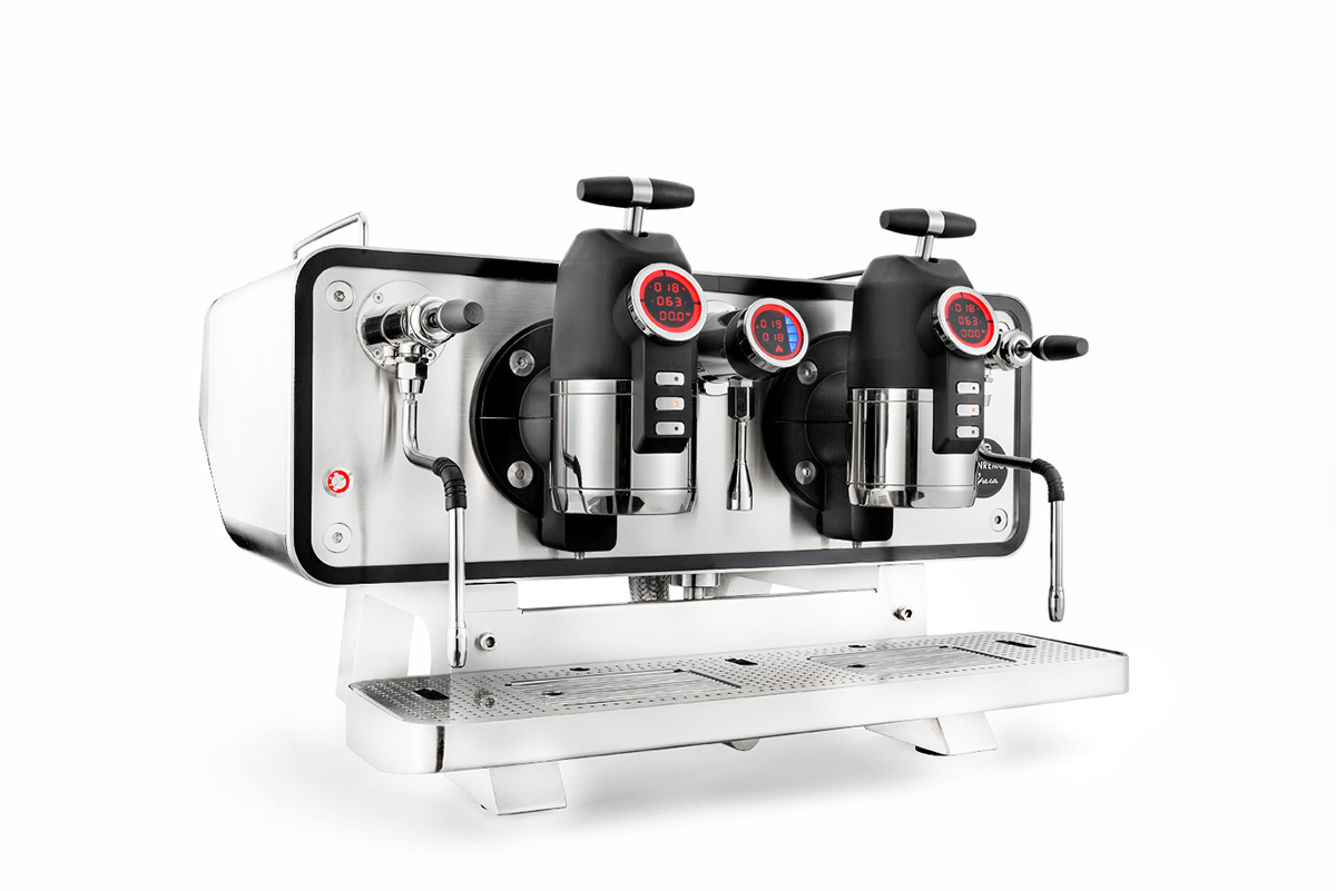 Кофемашины Кофемашина Sanremo Opera 2 высокие гр. стальная-белая - внешняя помпа
