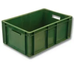 Ящики и лотки Ящик L 60см w 40см h 25см прямой Тара 204  зеленый