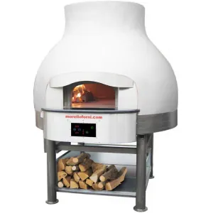 Печь дровяная MorelloForni MIXe 110 CВ-V (Volcano Basic) Bianco