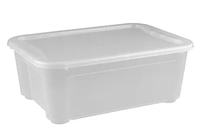 Контейнер для продуктов прямоуг. 10 л. 38,9*27,5*14,5 см. п/п Кристалл