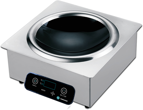 Настольные плиты и варочные панели ПЛИТА ИНДУКЦИОННАЯ HURAKAN HKN-ICB35W WOK (ВСТРАИВАЕМАЯ)