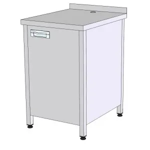 Стол-тумба от задней линии кассы RoboLabs STBR1D-060/75-H95