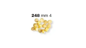 Рабочие органы и насадки Форма LA MONFERRINA для P6/P12 GRANDINE 4 MM 248 бронза