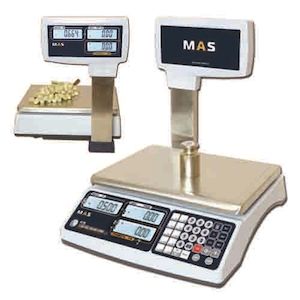 Весы торговые ВЕСЫ ЭЛЕКТРОННЫЕ ТОРГОВЫЕ СО СТОЙКОЙ MAS MR1-15P