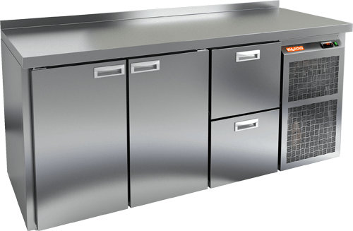 СТОЛ С ХОЛОДИЛЬНЫМ ШКАФОМ HICOLD GN 112 BR2 TN (R290)