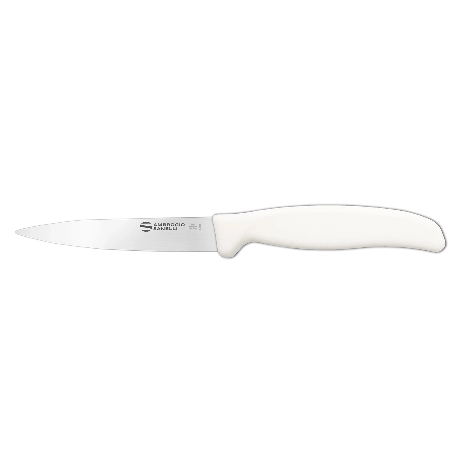 Нож Sanelli Ambrogio серии Supra Colore, ST82011W, для овощей 110 мм, белый
